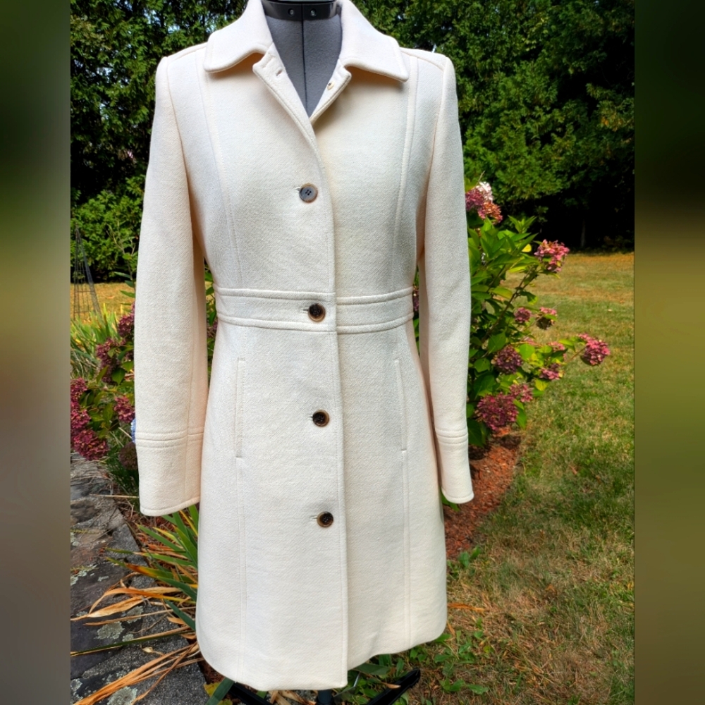 Jcrew New lady day topcoat in Italian double-cloth wool blend